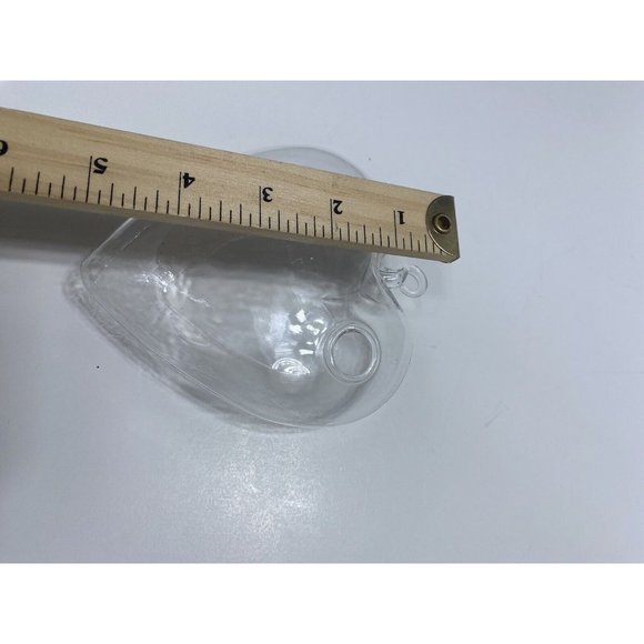 Cute Clear Glass Heart Window Decor, Hanging Plant Holder/ Water Beads - Picture 12 of 16